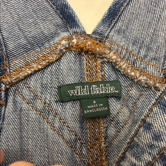 Distressed Denim Overalls - Picture 2 of 4